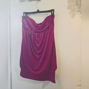 Mini dress purple magenta